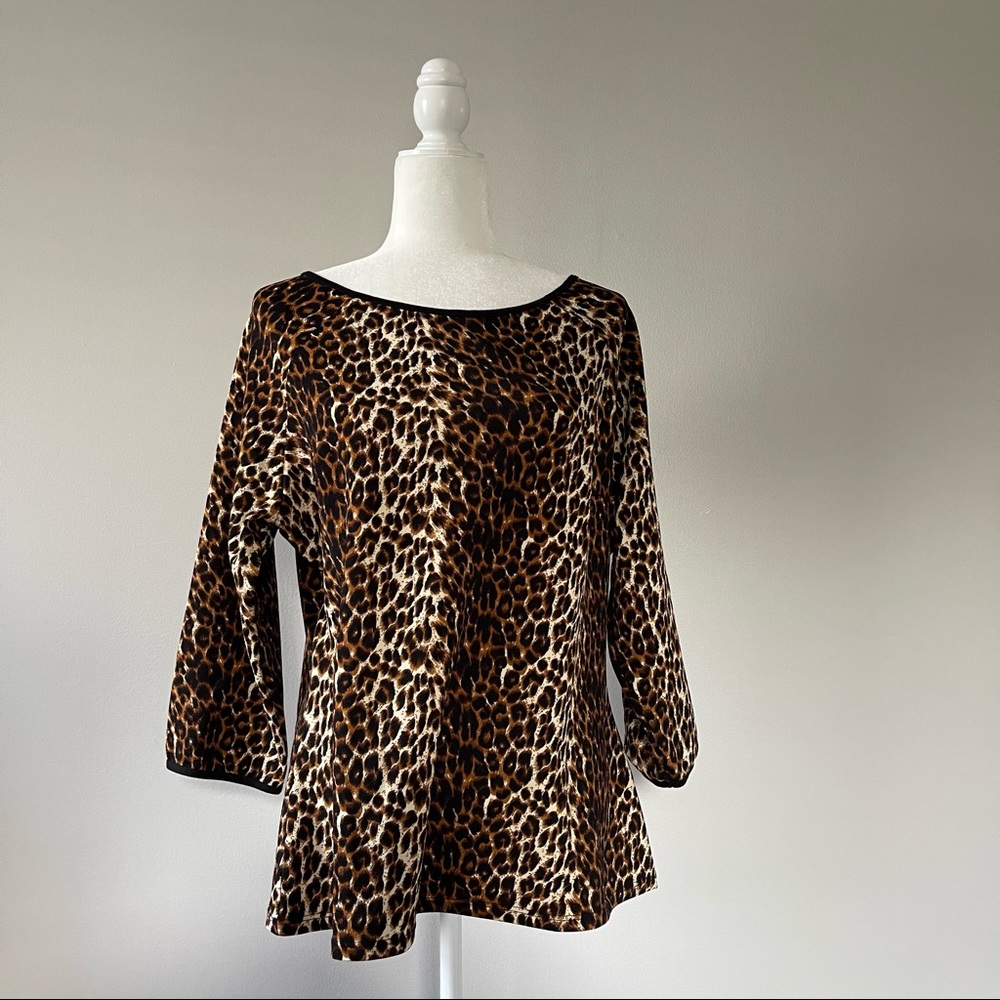 Vixen by Micheline Pitt Leopard Shirt